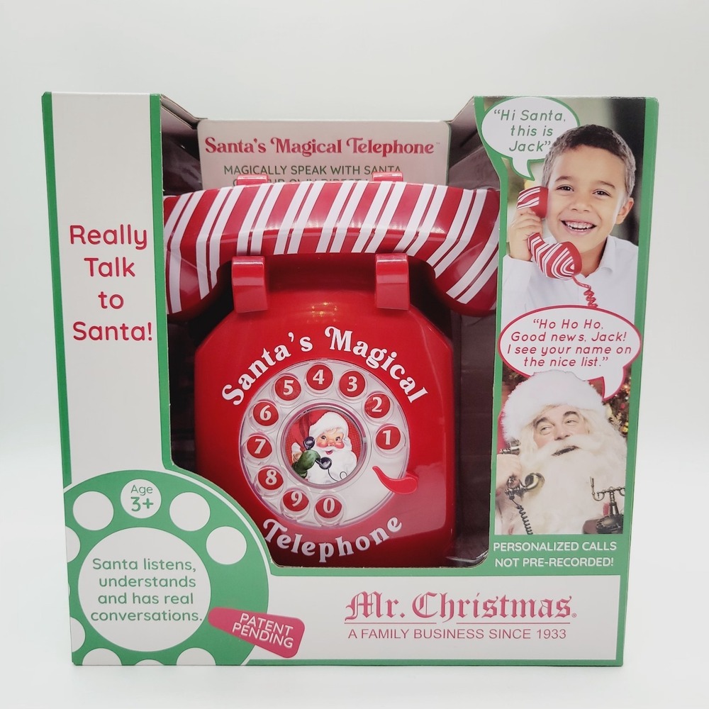 NEW Mr. Christmas Santa's Magical Telephone Interactive Holiday Phone Toy 2025
